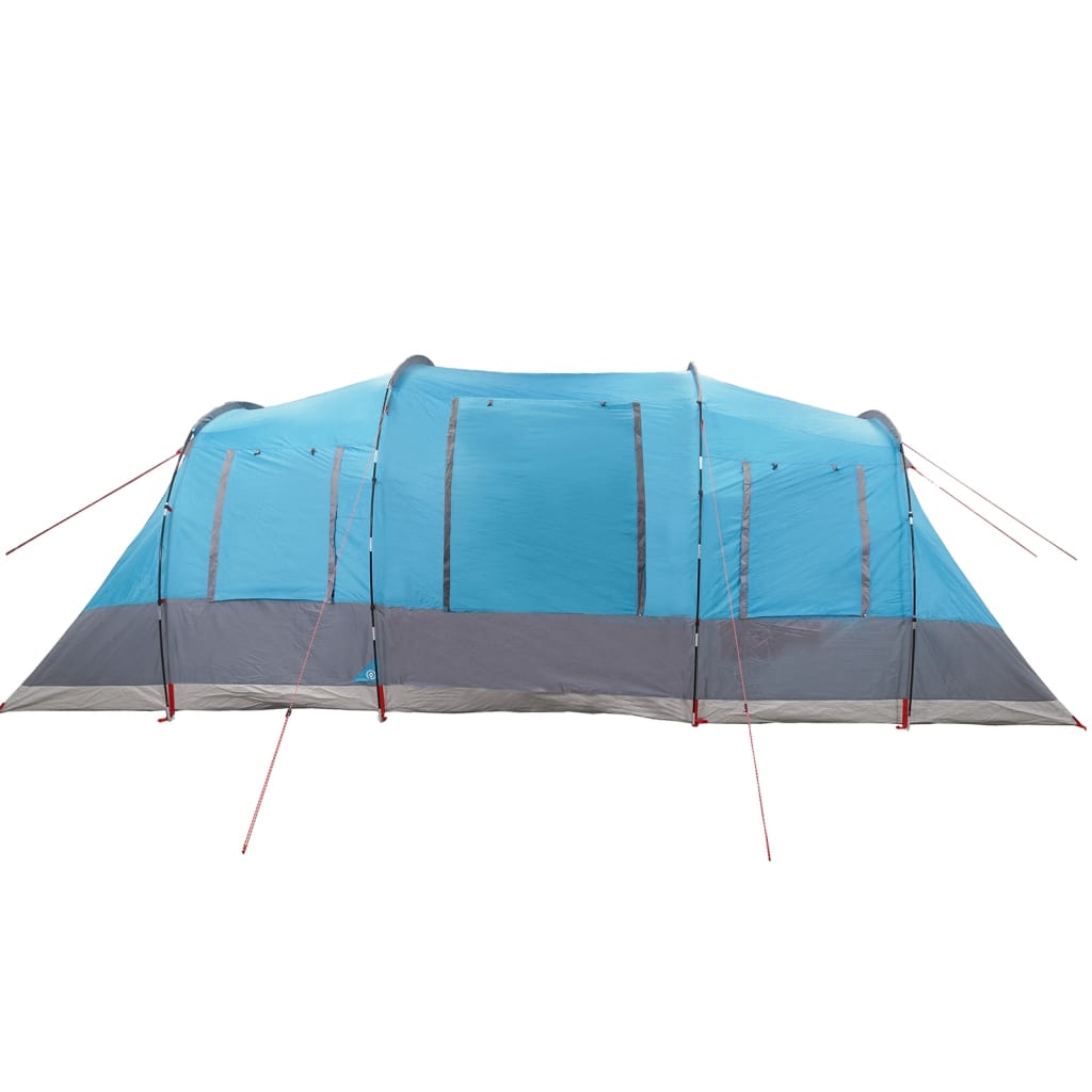 vidaXL Tente familiale tunnel 6 personnes bleu imperméable