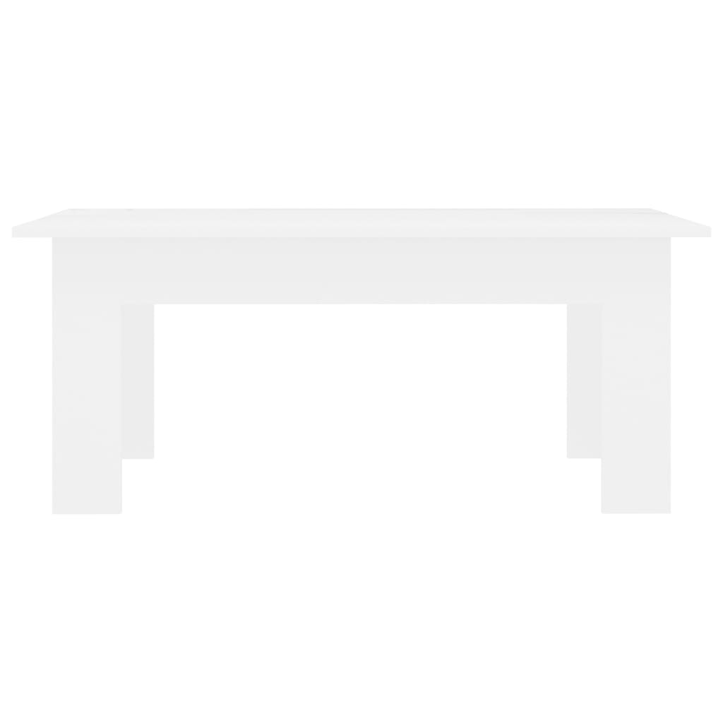 vidaXL Table basse Blanc 100x60x42 cm Bois d'ingénierie