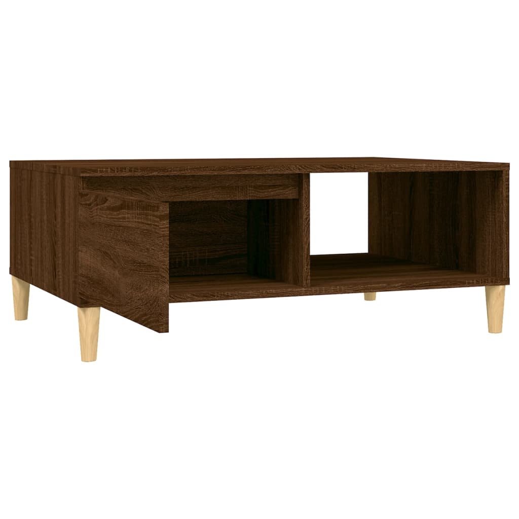 vidaXL Table basse chêne marron 90x60x35 cm bois d'ingénierie