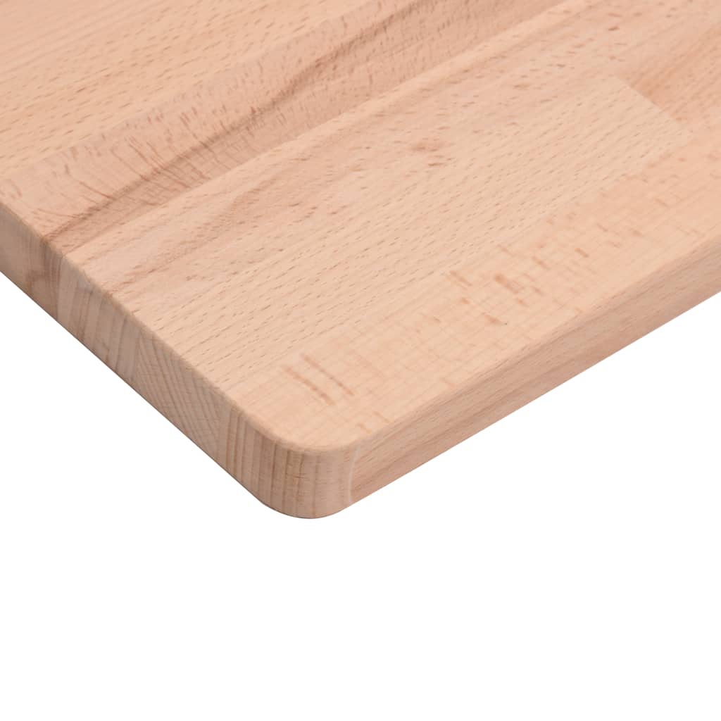 vidaXL Comptoir de salle de bain 100x60x1,5 cm bois massif de hêtre