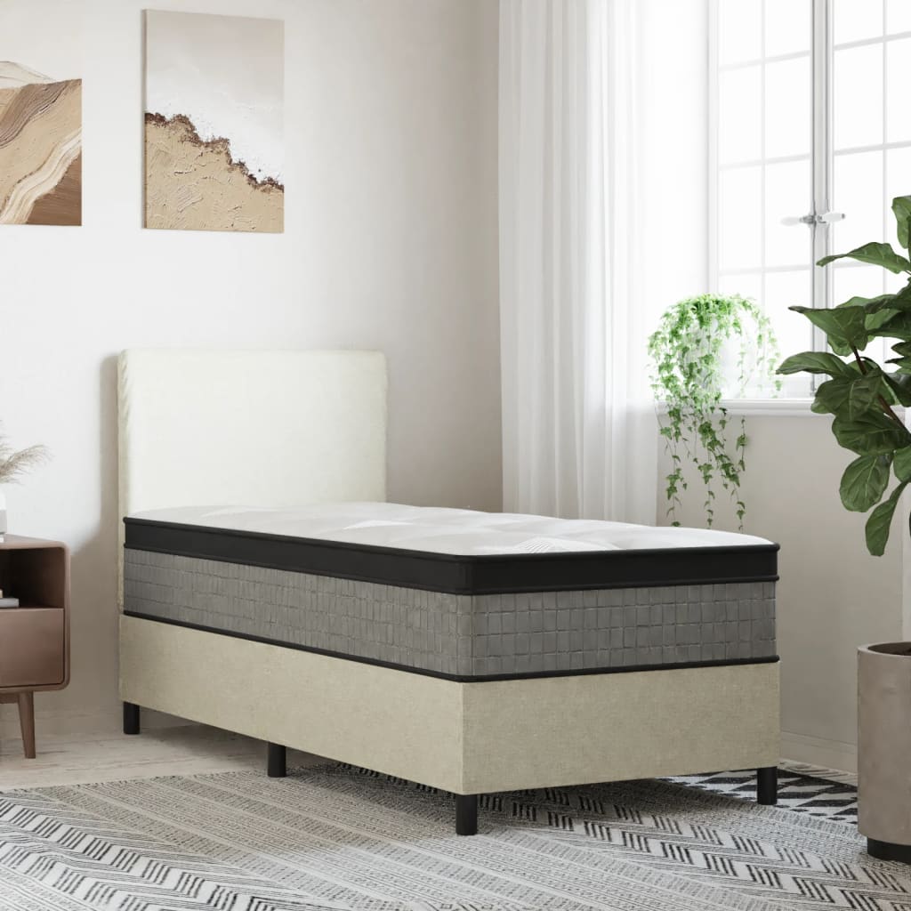 vidaXL Matelas à ressorts ensachés dureté moyenne 80x200 cm