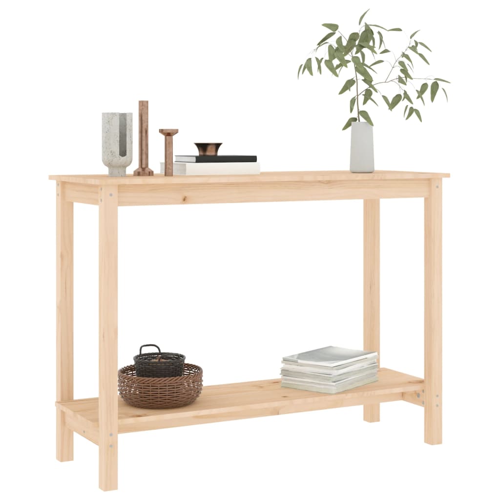 vidaXL Table console 110x40x80 cm Bois massif de pin