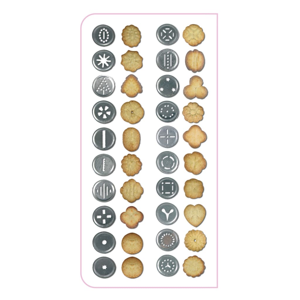 HI Machine à biscuits avec 20 disques de modelage