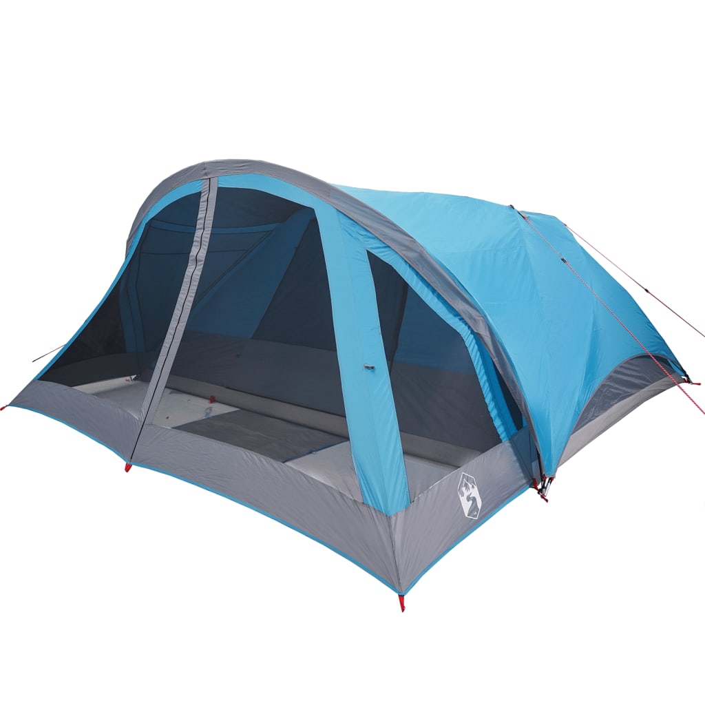 vidaXL Tente de cabine familiale 6 personnes bleu imperméable