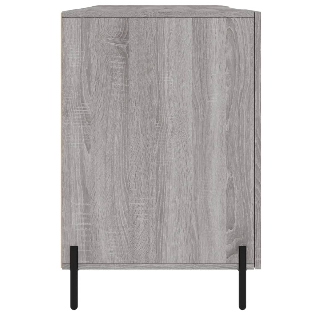 vidaXL Bureau sonoma gris 140x50x75 cm bois d'ingénierie