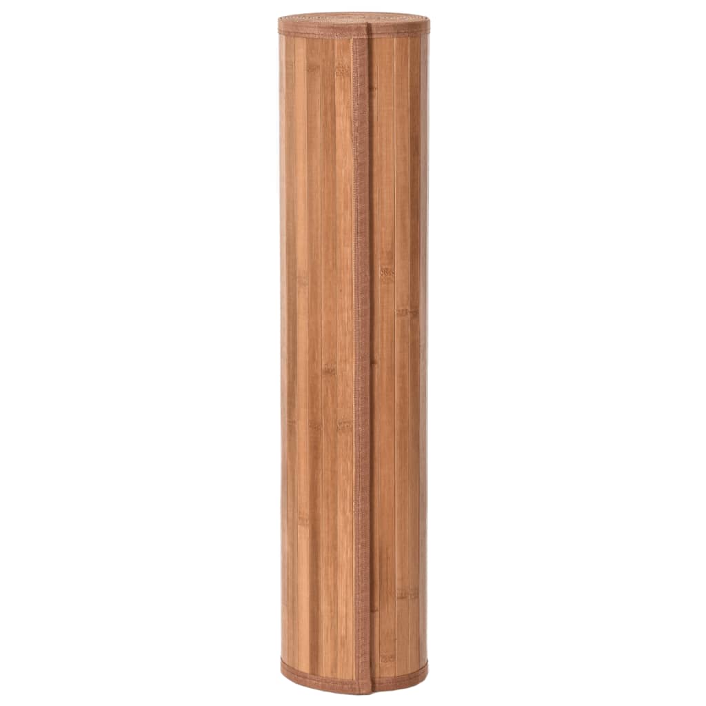 vidaXL Tapis rectangulaire naturel 80x200 cm bambou
