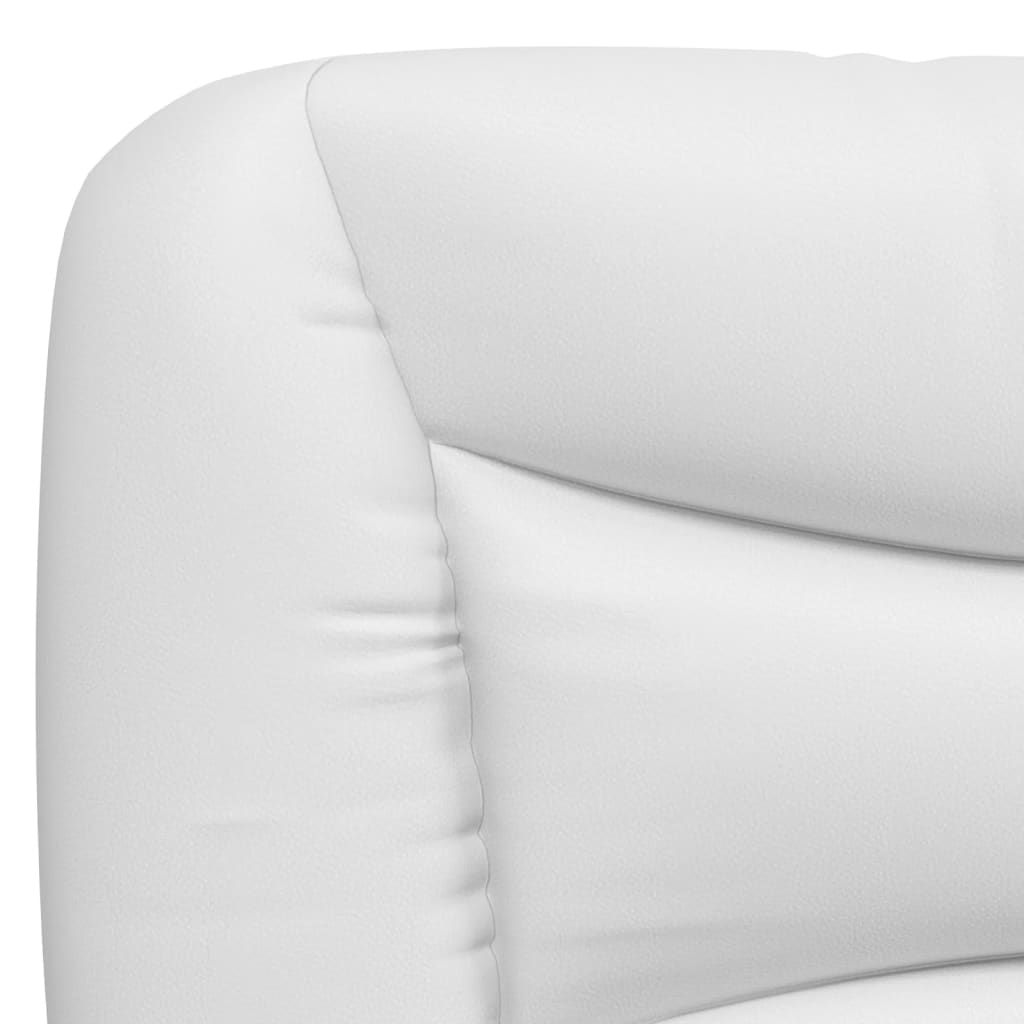 vidaXL Cadre de lit avec lumières LED blanc noir 80x200 cm similicuir