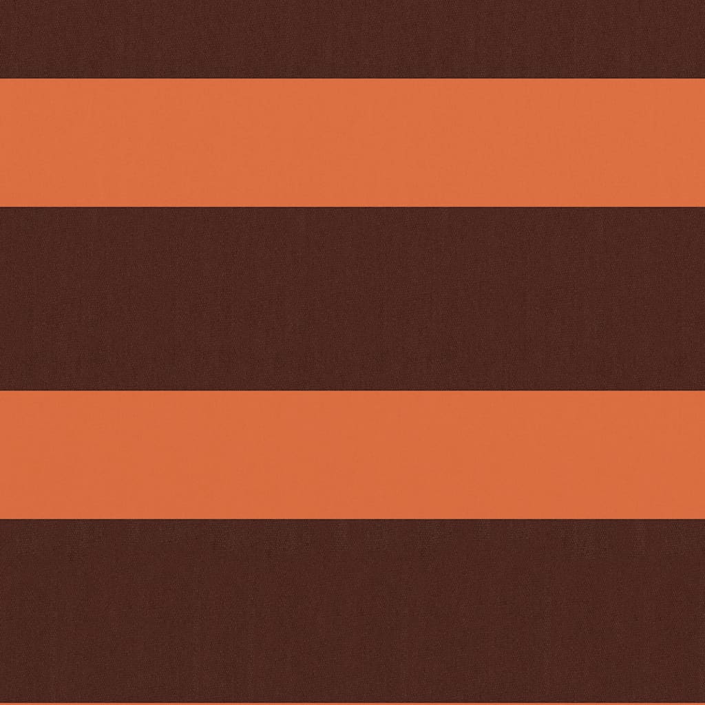 vidaXL Écran de balcon Orange et marron 90x500 cm Tissu Oxford
