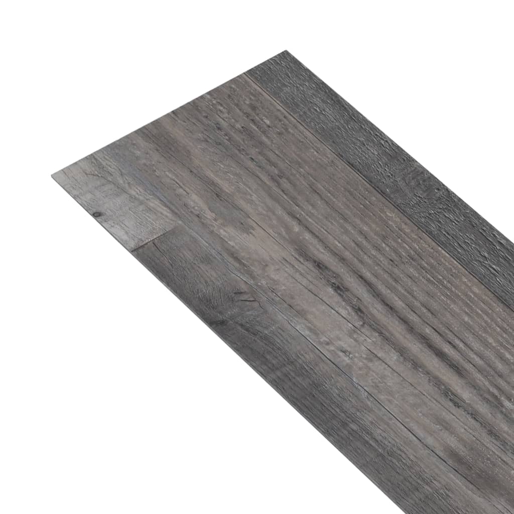 vidaXL Planche de plancher PVC autoadhésif 5,21 m² 2mm Bois industriel