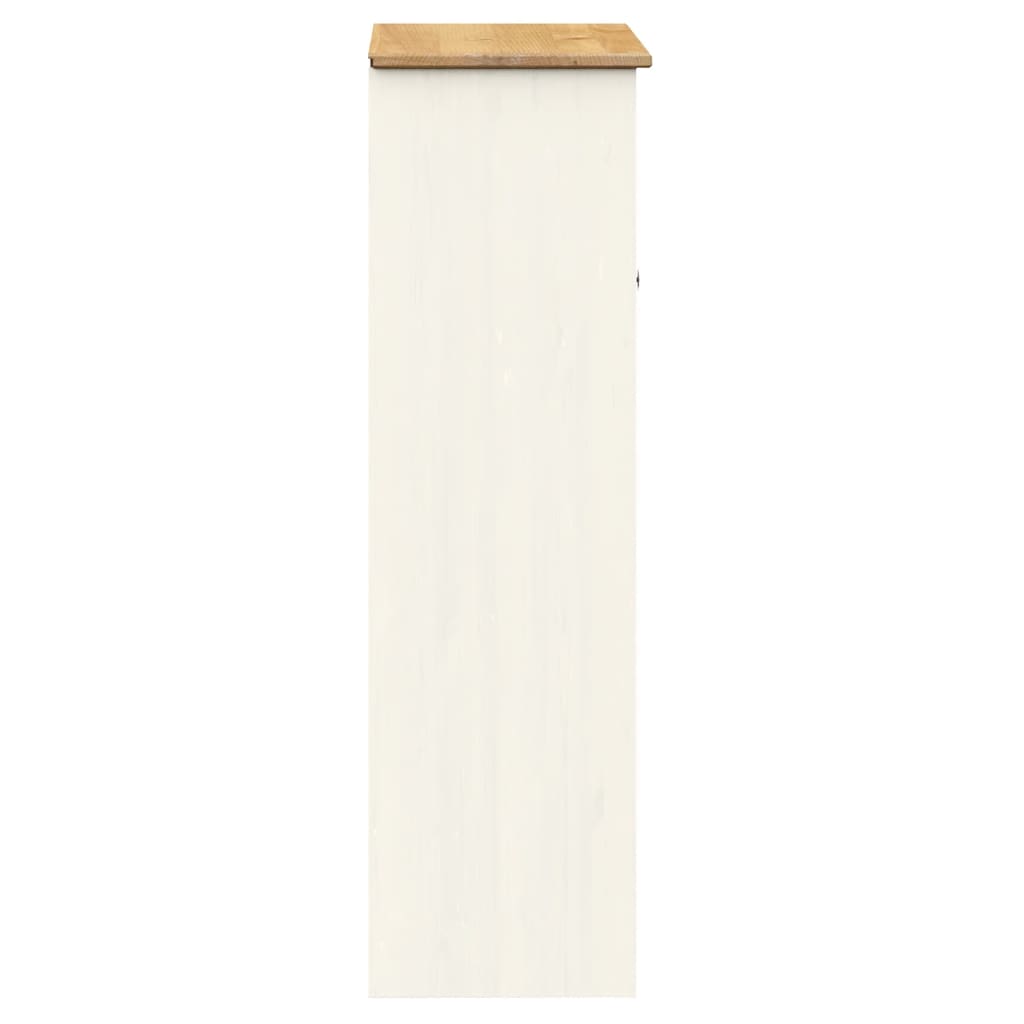 vidaXL Dessus de commode VIGO blanc 78x30x100 cm bois massif de pin