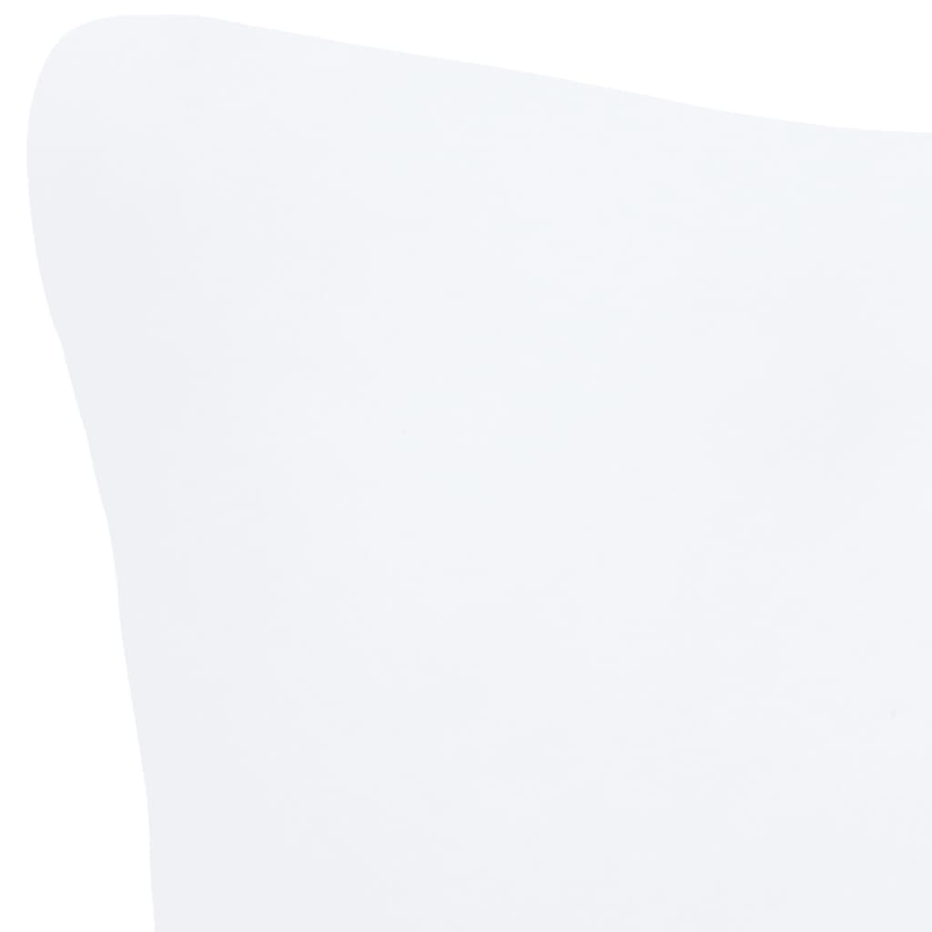 vidaXL Garnitures de coussin 2 pcs 50x30 cm Blanc