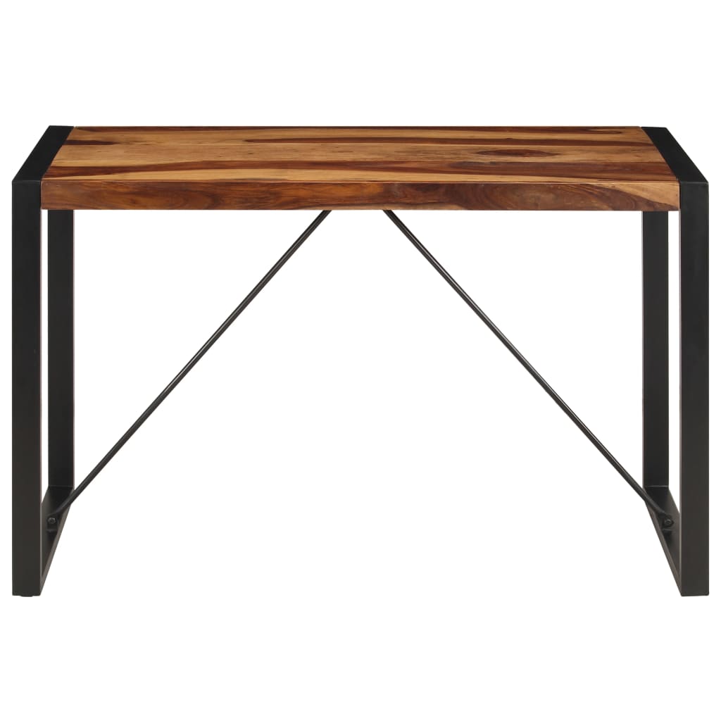 vidaXL Table de salle à manger 120x60x76 cm Bois de Sesham solide