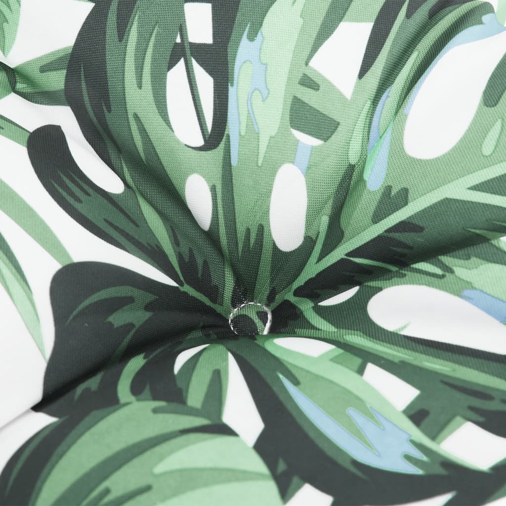 vidaXL Coussins de palette 7 pcs motif de feuilles tissu