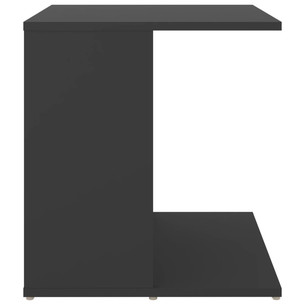vidaXL Table d'appoint gris 45x45x48 cm bois d'ingénierie
