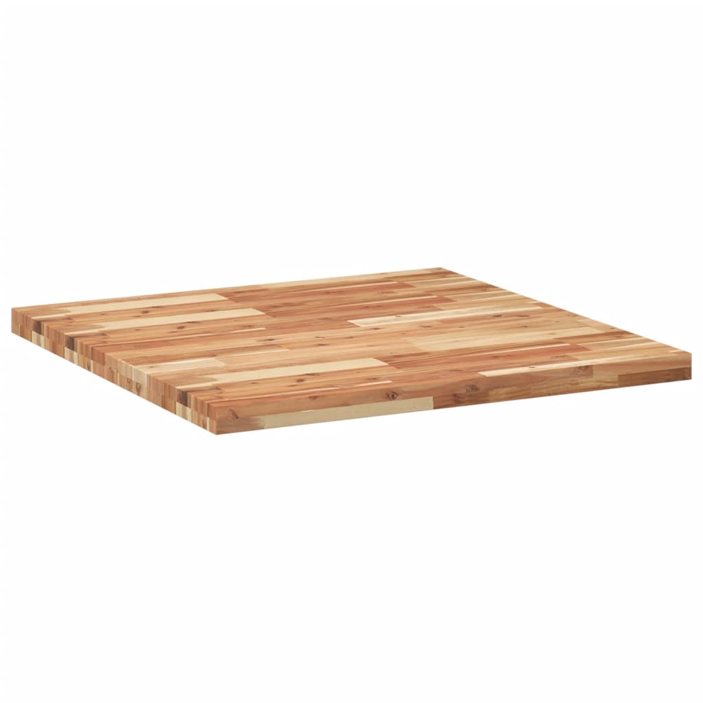 vidaXL Dessus de table carré 80x80x4 cm bois massif d'acacia