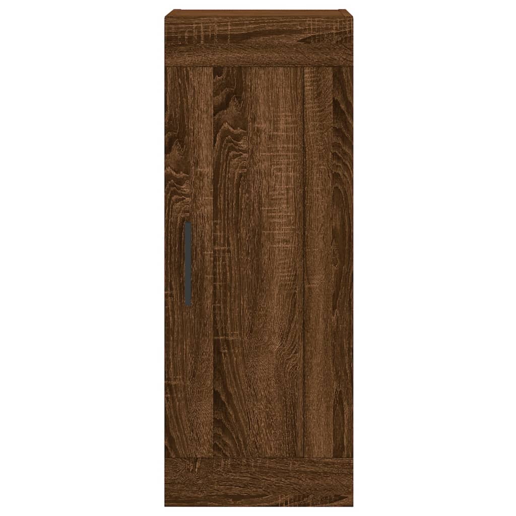 vidaXL Armoire murale chêne marron 34,5x34x90 cm bois d'ingénierie