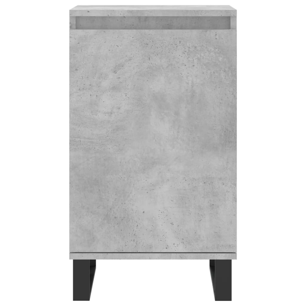 vidaXL Buffet gris béton 40x35x70 cm bois d'ingénierie