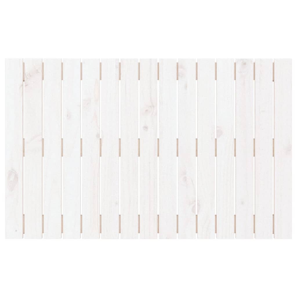 vidaXL Tête de lit murale Blanc 95,5x3x60 cm Bois massif de pin