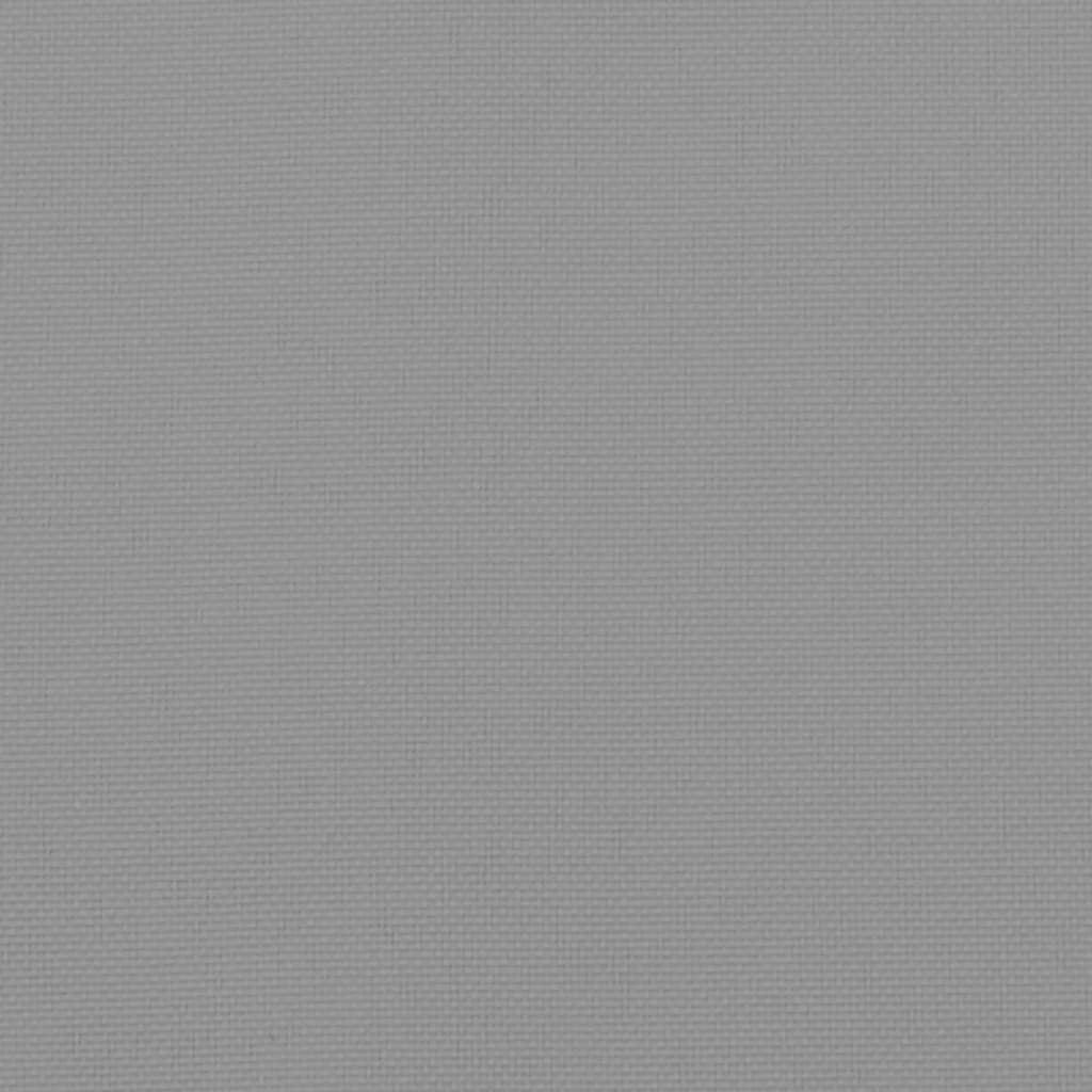 vidaXL Coussin de palette 120x80x12 cm gris tissu