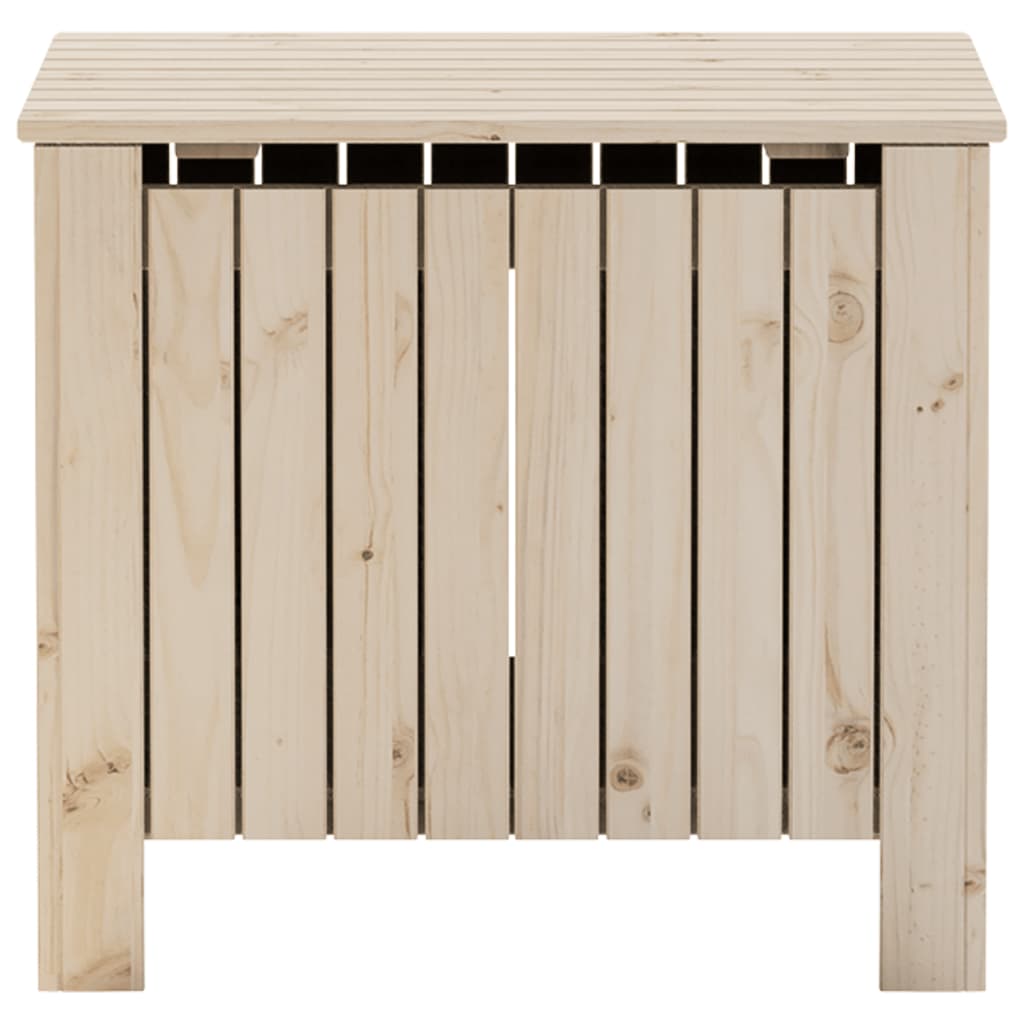 vidaXL Boîte de rangement avec couvercle RANA bois massif de pin