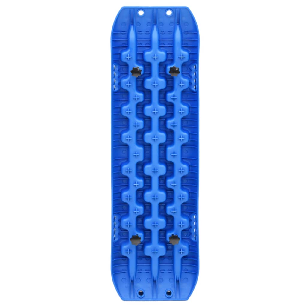 vidaXL Planches de traction 2 pc Bleu 106x30,5x7 cm Nylon