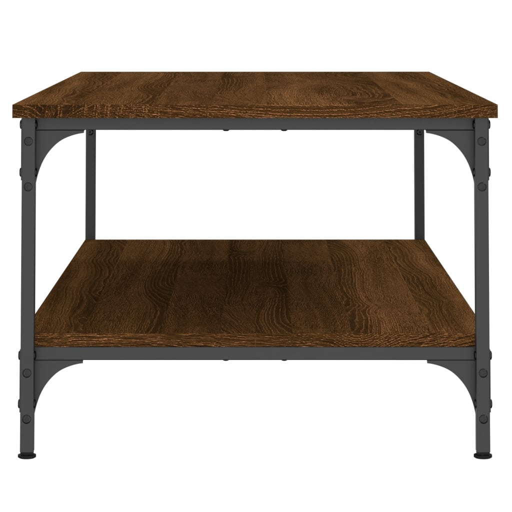 vidaXL Table basse chêne marron 100x55x40 cm bois d'ingénierie