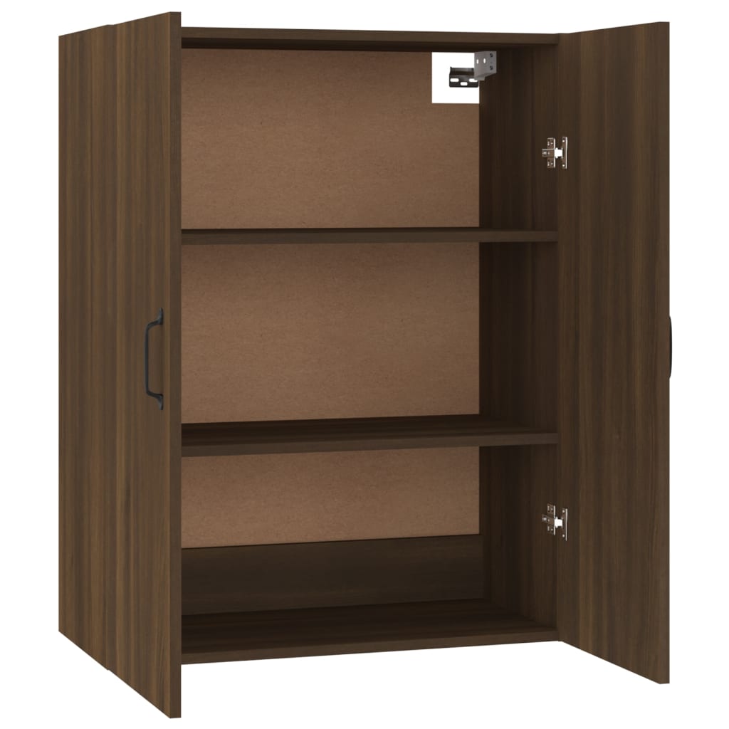 vidaXL Armoire suspendue Chêne marron 69,5x34x90 cm Bois d'ingénierie