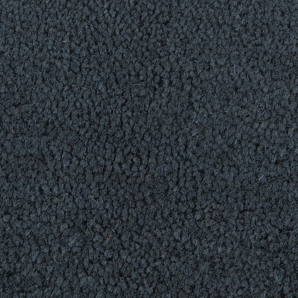 vidaXL Tapis de porte gris foncé 65x100 cm fibre de coco touffeté