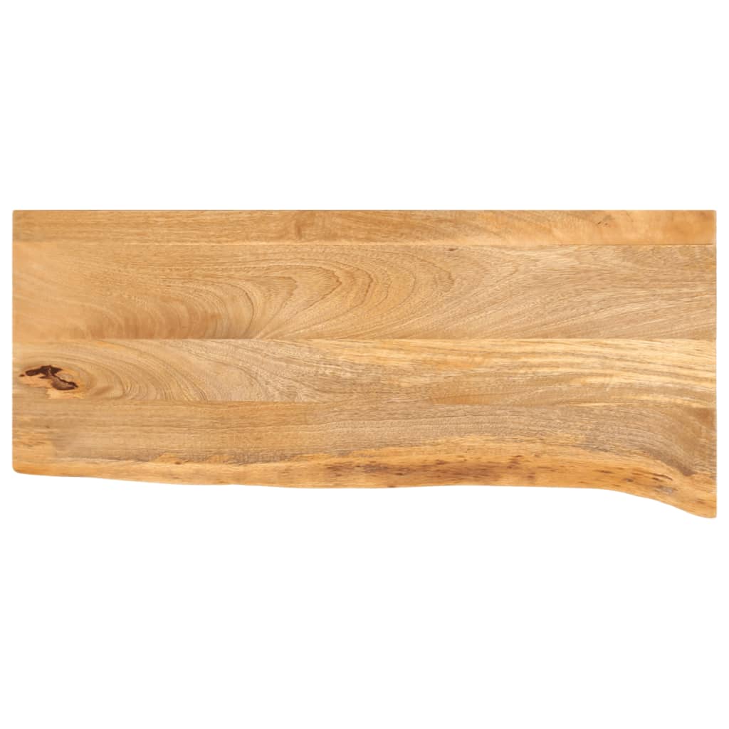 vidaXL Dessus de table à bord vivant 90x40x2,5 cm bois massif manguier