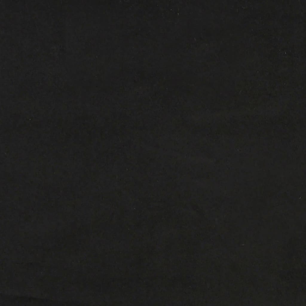 vidaXL Lit de jour avec matelas noir 90x200 cm velours