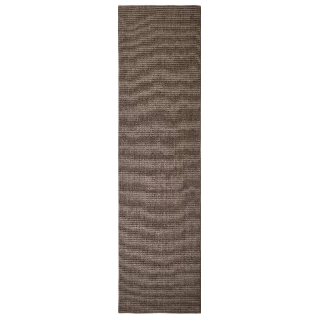 vidaXL Tapis en sisal pour griffoir marron 66 x 250 cm