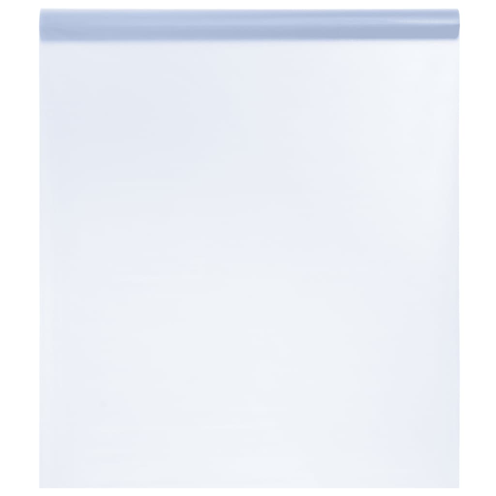 vidaXL Film de fenêtre statique dépoli gris transparent 60x1000 cm PVC