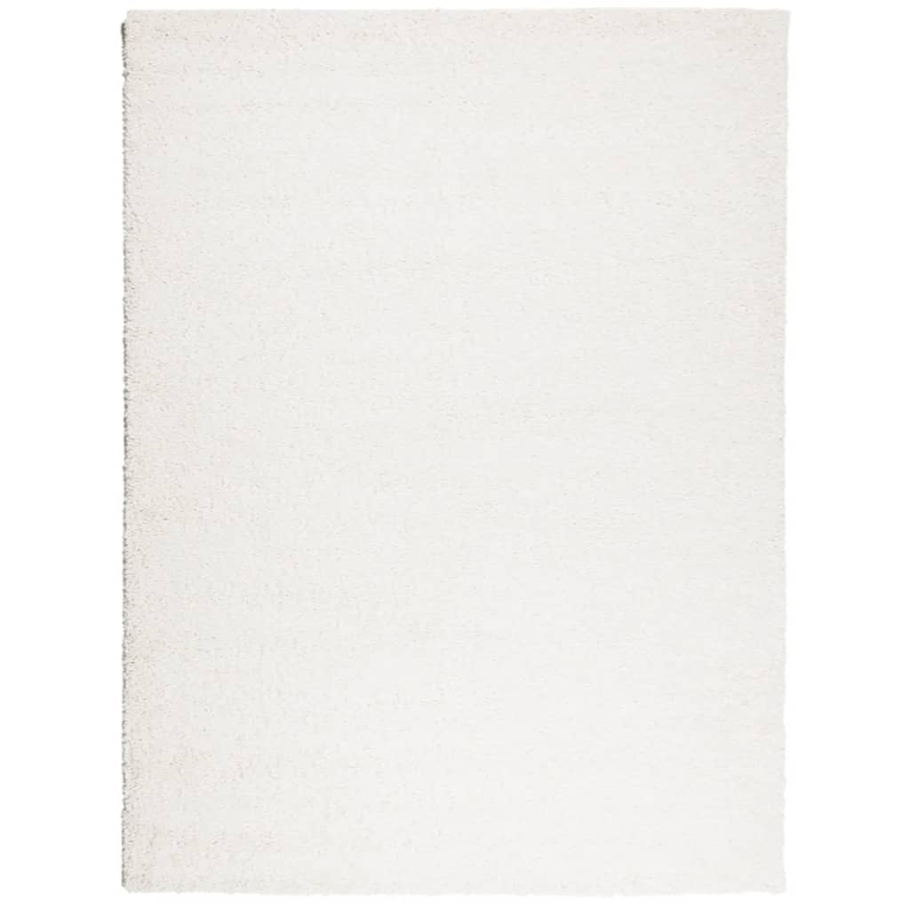 vidaXL Tapis shaggy PAMPLONA poils longs moderne crème 300x400 cm