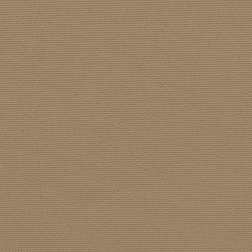 vidaXL Auvent latéral rétractable taupe 100x300 cm