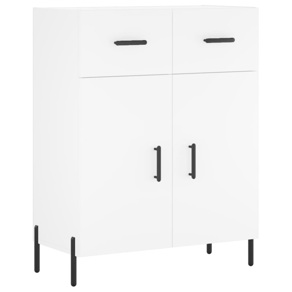 vidaXL Buffet blanc 69,5x34x90 cm bois d'ingénierie