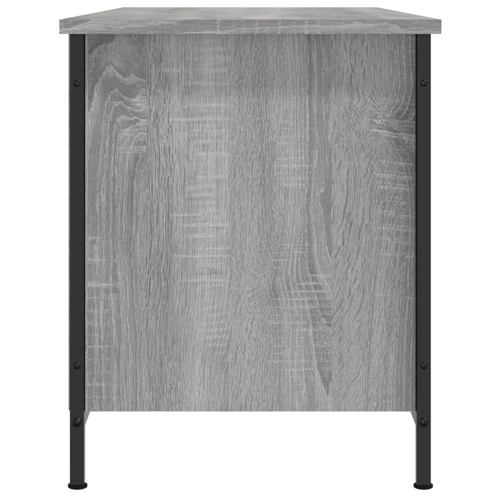 vidaXL Meuble TV Sonoma gris 100x40x50 cm Bois d'ingénierie