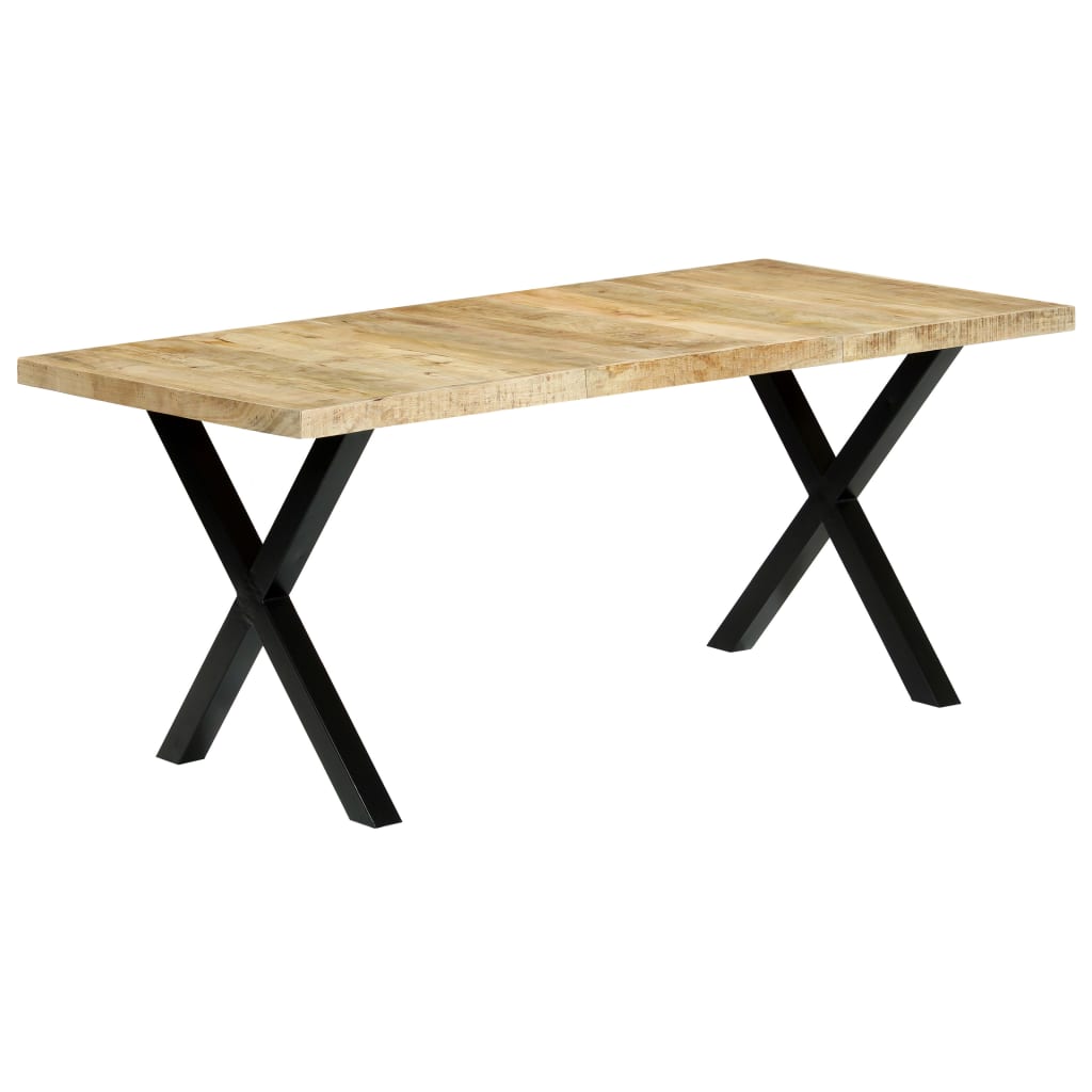 vidaXL Table de salle à manger 180x90x76 cm Bois de manguier massif