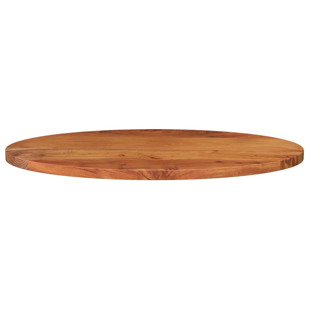 vidaXL Dessus de table 120x60x2,5 cm ovale bois massif d'acacia
