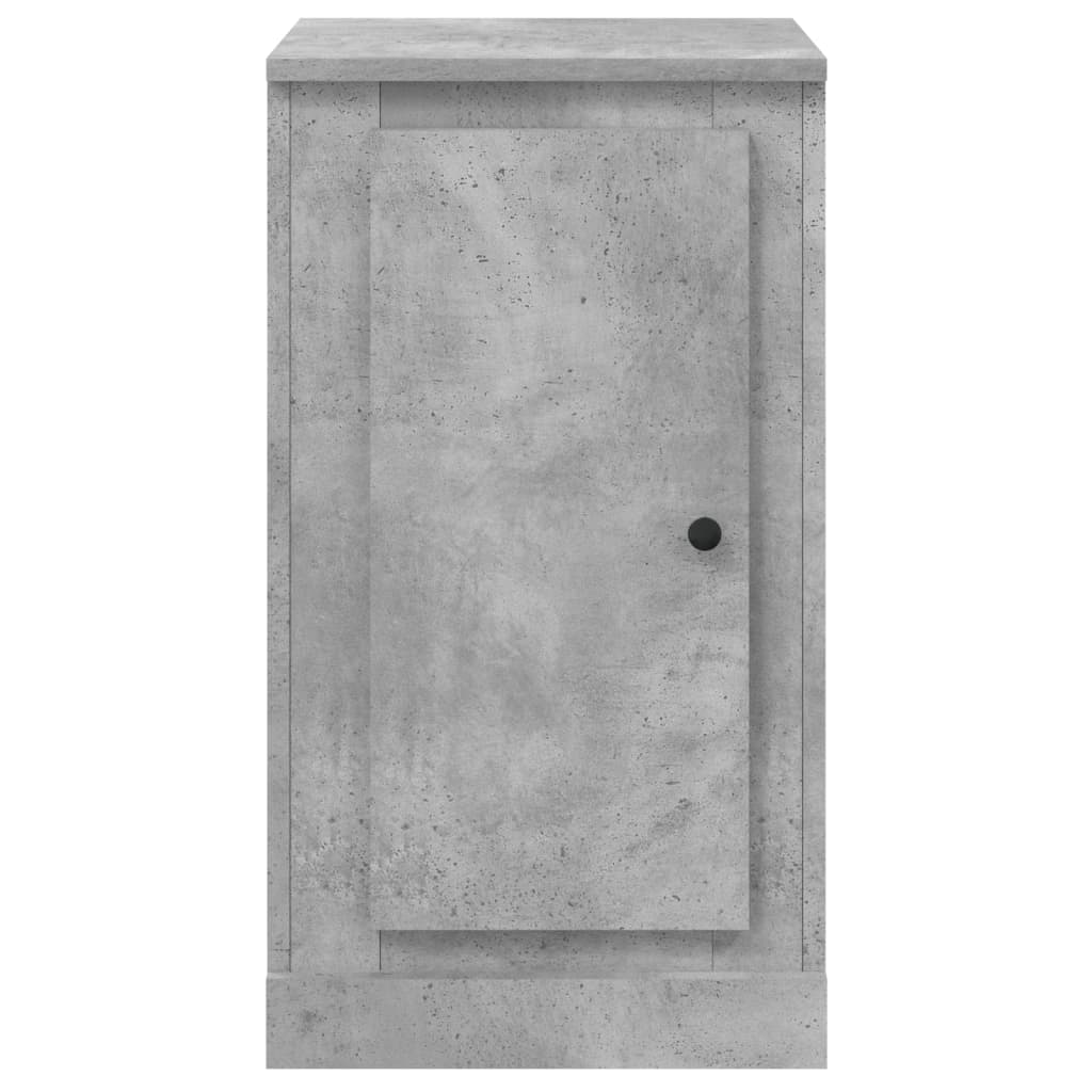 vidaXL Buffet gris béton 37,5x35,5x67,5 cm bois d'ingénierie