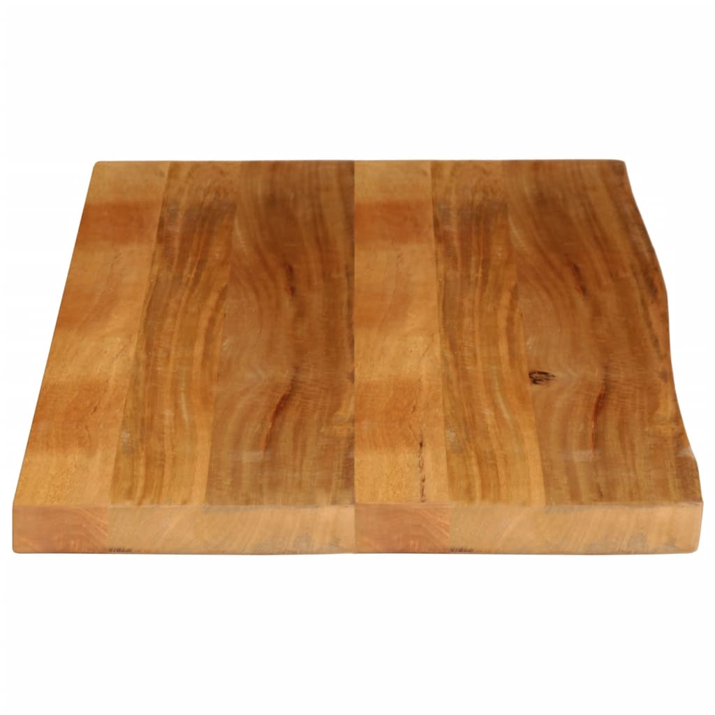 vidaXL Dessus de table à bord vivant 120x60x2,5cm bois massif manguier