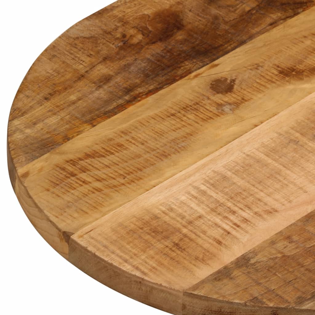 vidaXL Dessus de table 80x40x3,8 cm ovale bois massif de manguier brut