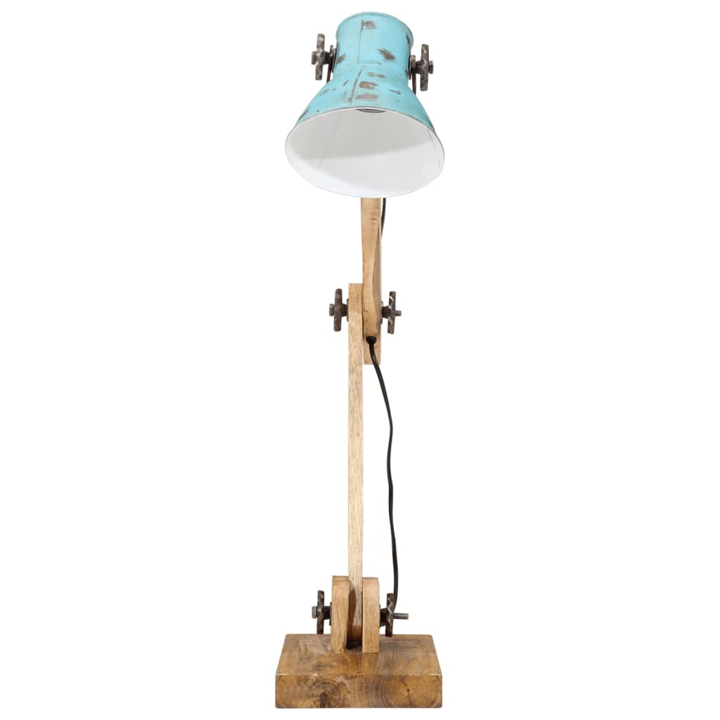 vidaXL Lampe de bureau 25 W bleu délavé 23x18x96 cm E27