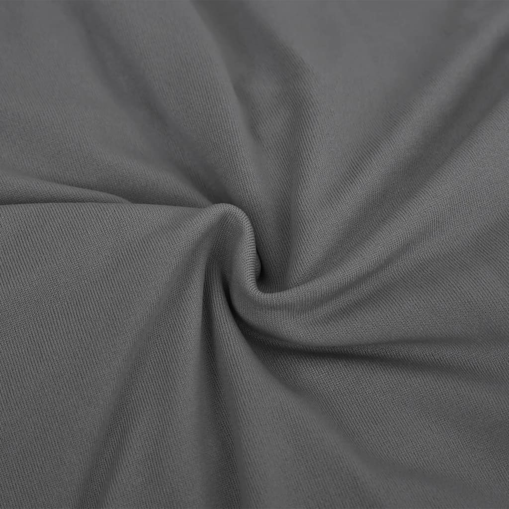 vidaXL Housse extensible canapé 2places Anthracite Jersey de polyester
