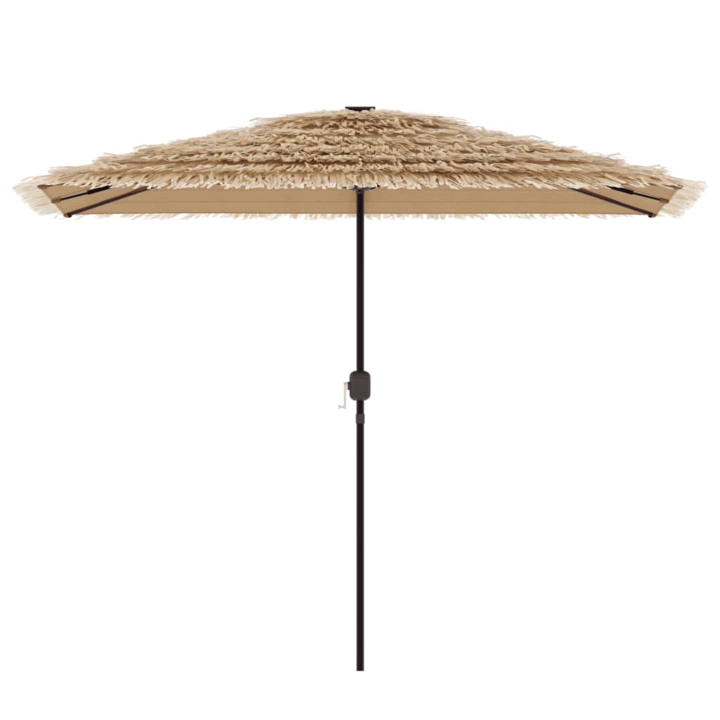 vidaXL Parasol de jardin avec mât en acier marron 300x200x250 cm