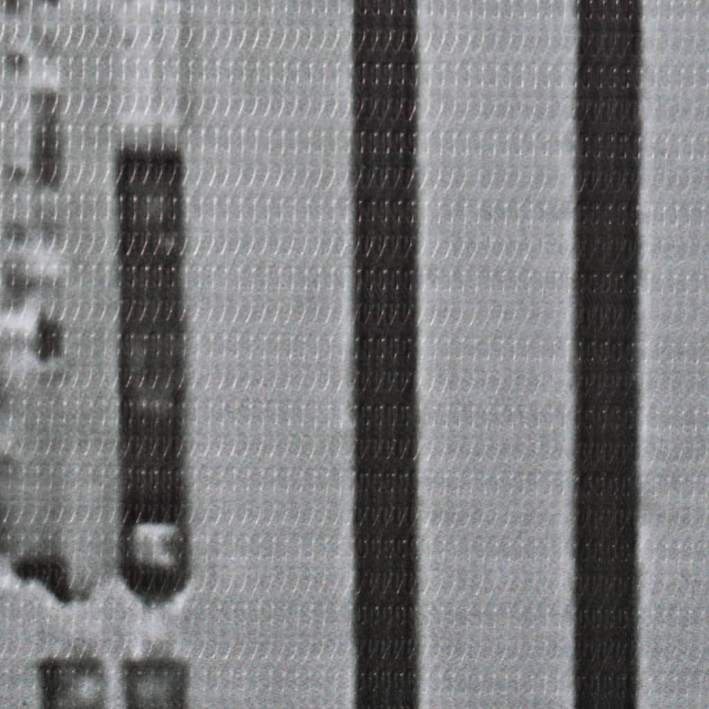 vidaXL Cloison de séparation pliable 228x170 cm New York Noir et blanc