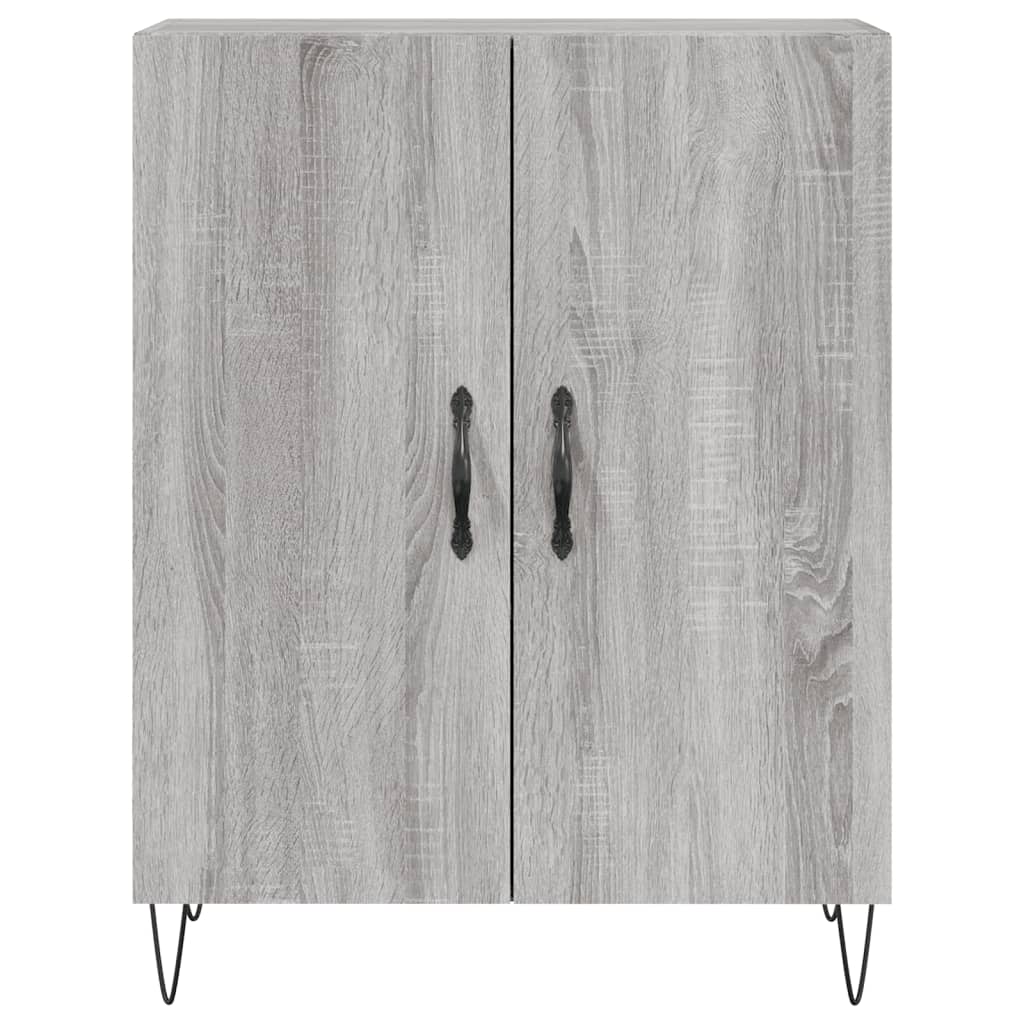 vidaXL Buffet sonoma gris 69,5x34x90 cm bois d'ingénierie