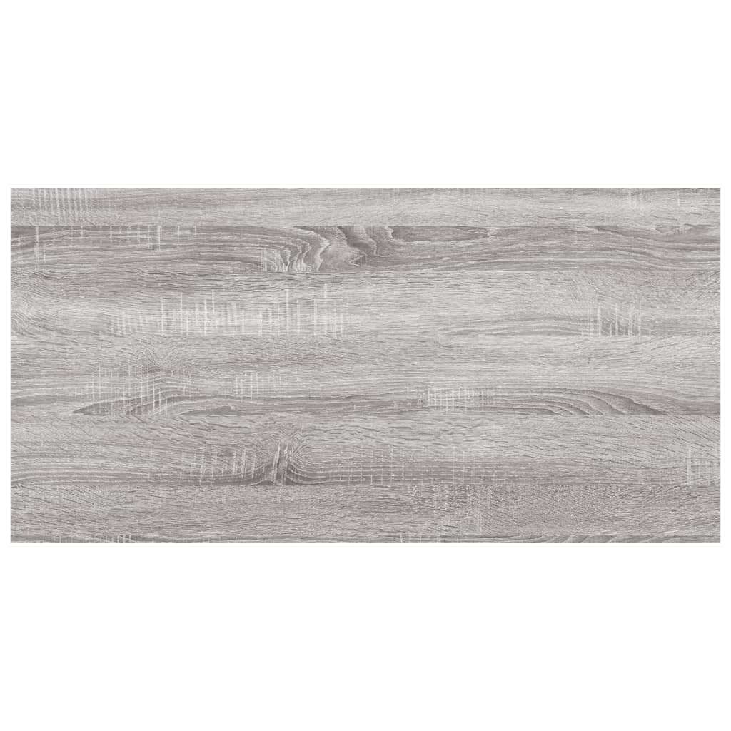 vidaXL Étagères murales 8 pcs sonoma gris 40x20x1,5 cm bois ingénierie