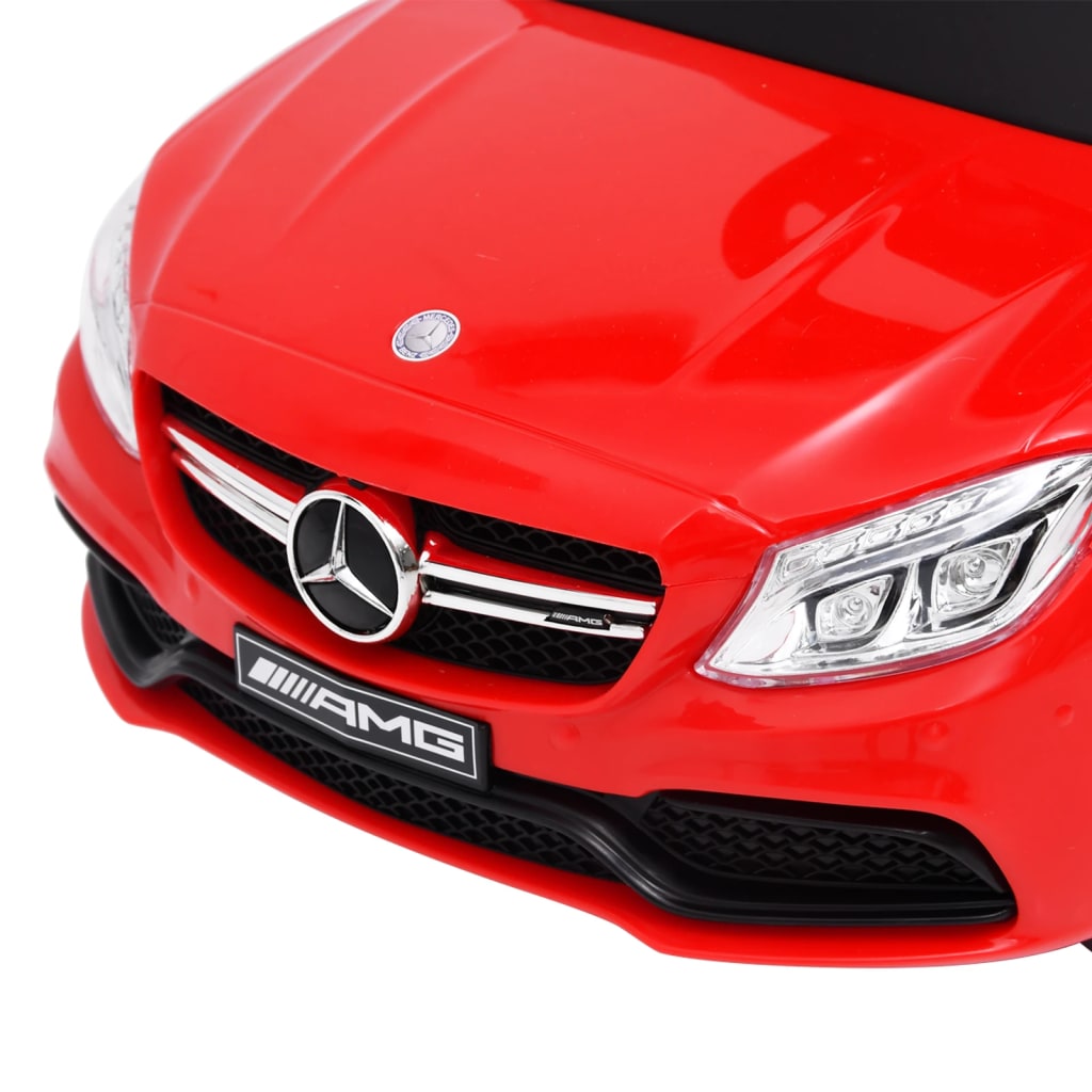 vidaXL Voiture à pédales Mercedes-Benz C63 Rouge