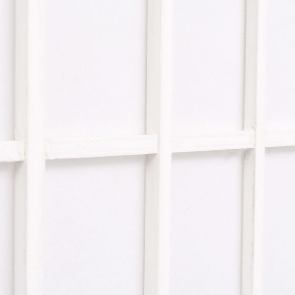 vidaXL Cloison de séparation 3 panneaux Style japonais 120x170cm Blanc