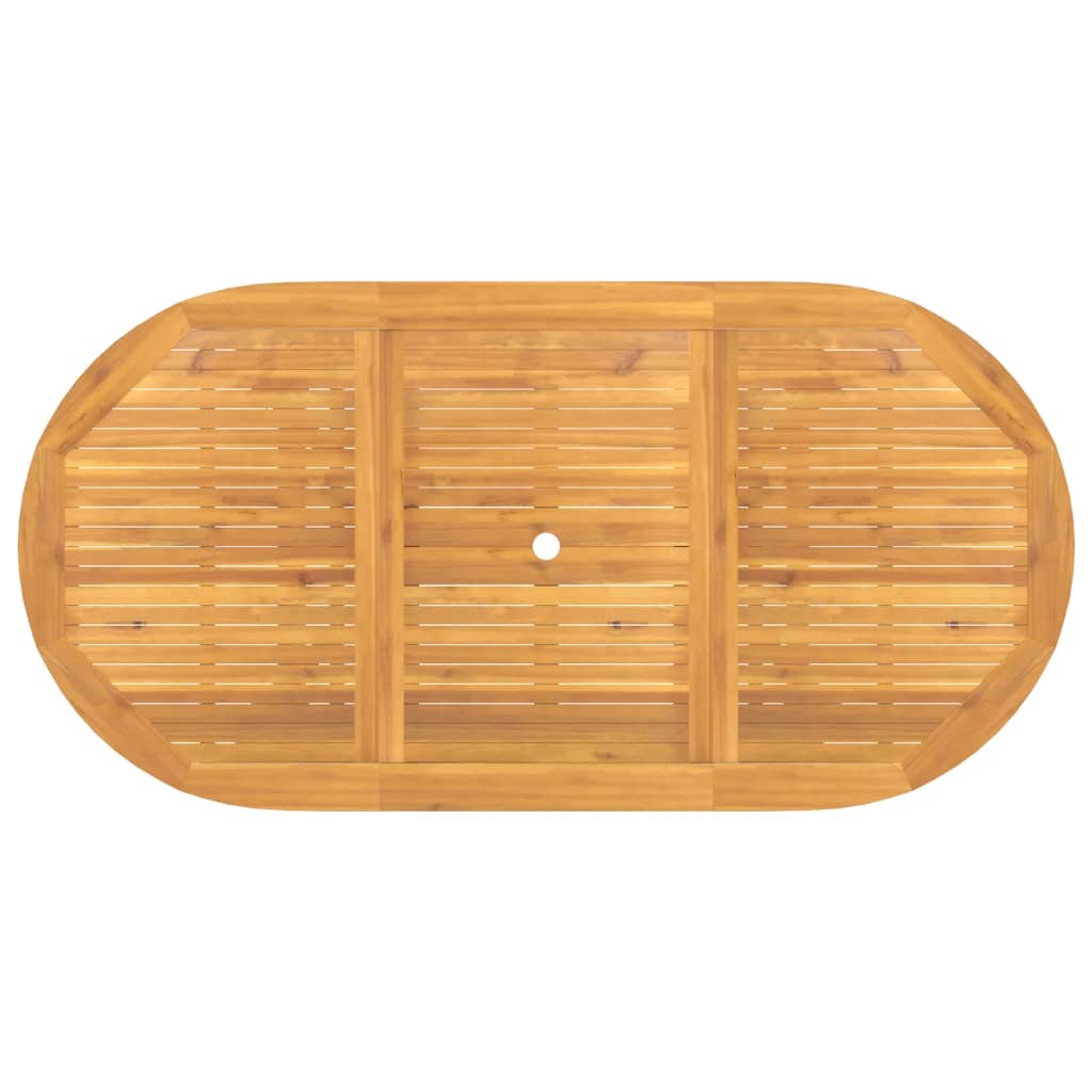 vidaXL Table extensible de jardin 110-160x80x75 cm bois de teck solide